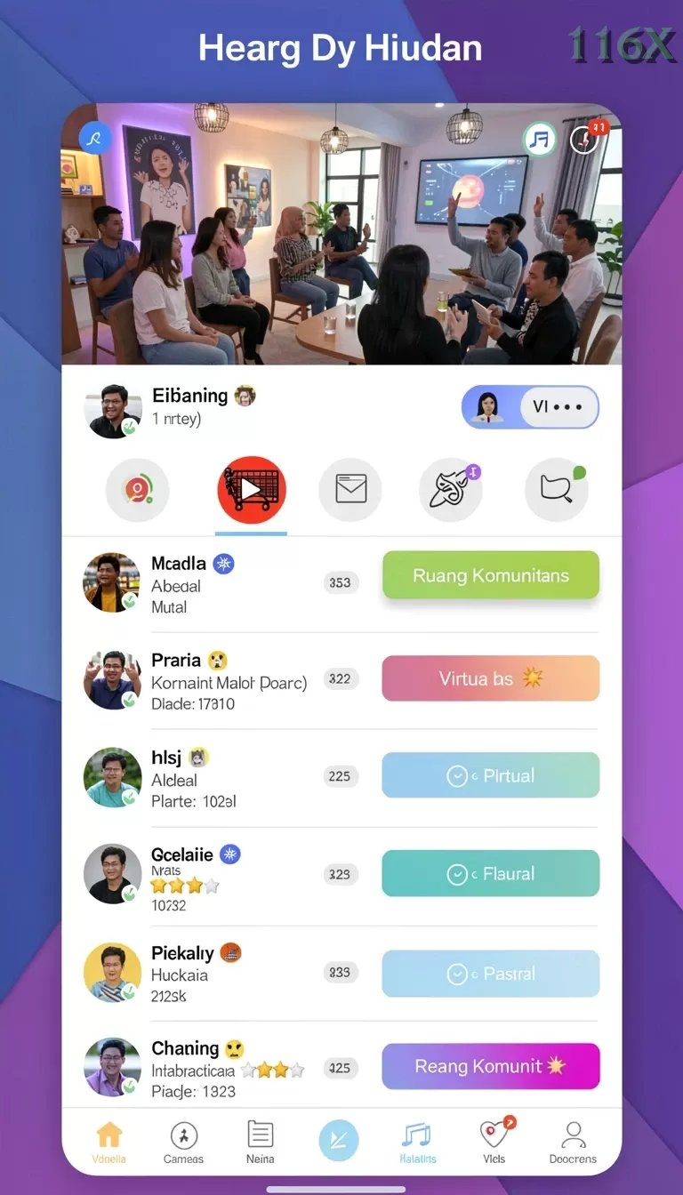 Cuplikan layar ZK6 — halaman utama