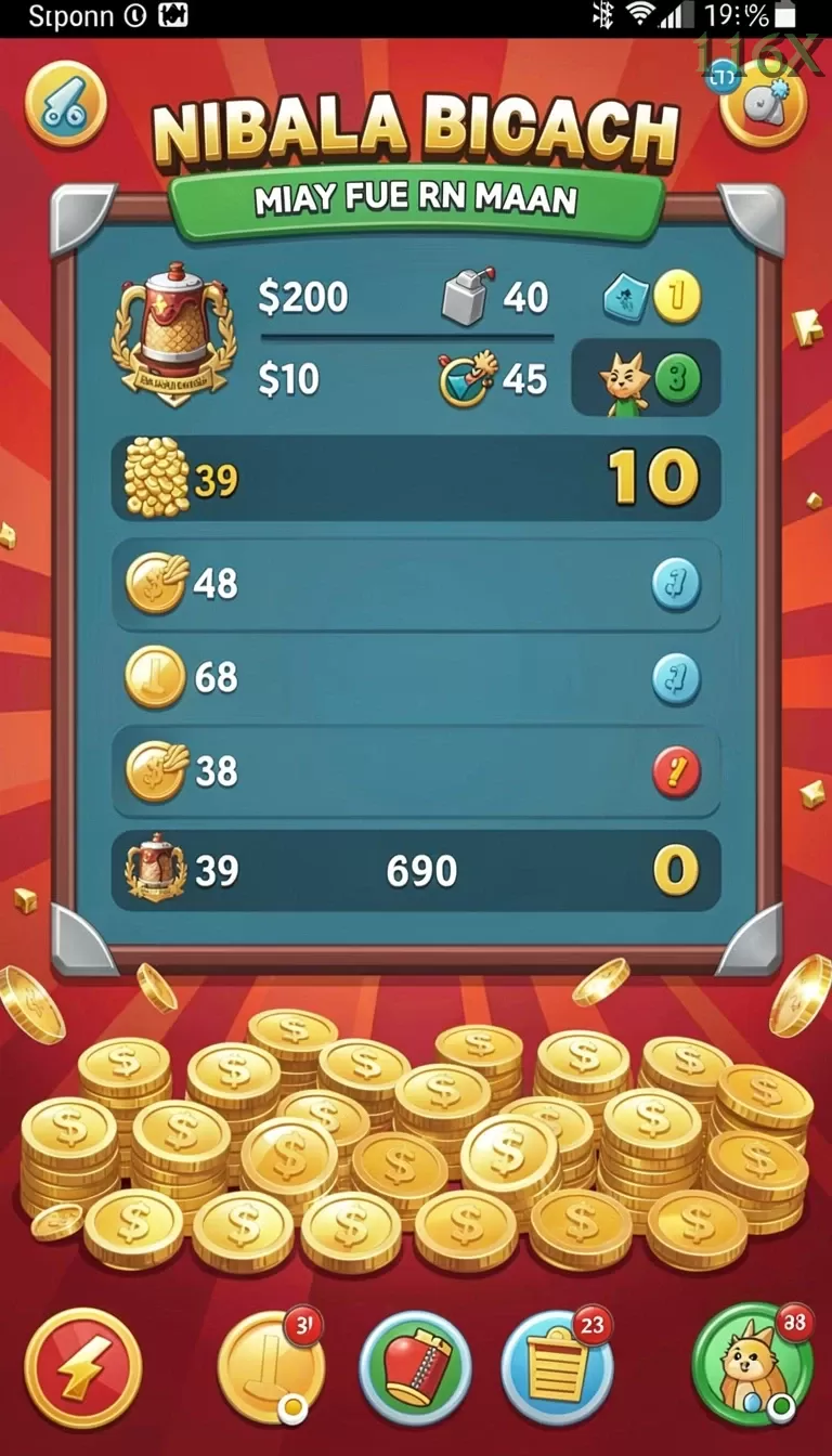 Cuplikan layar SLOTSRI — menu navigasi